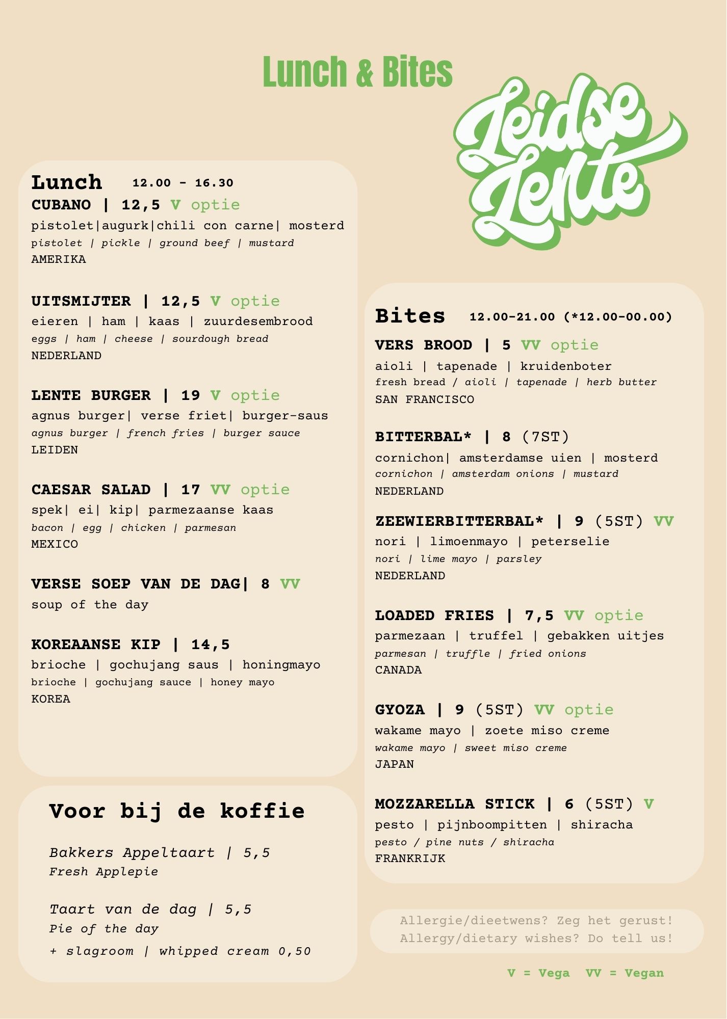 Leidse Lente Lunch Bites Jan 2026